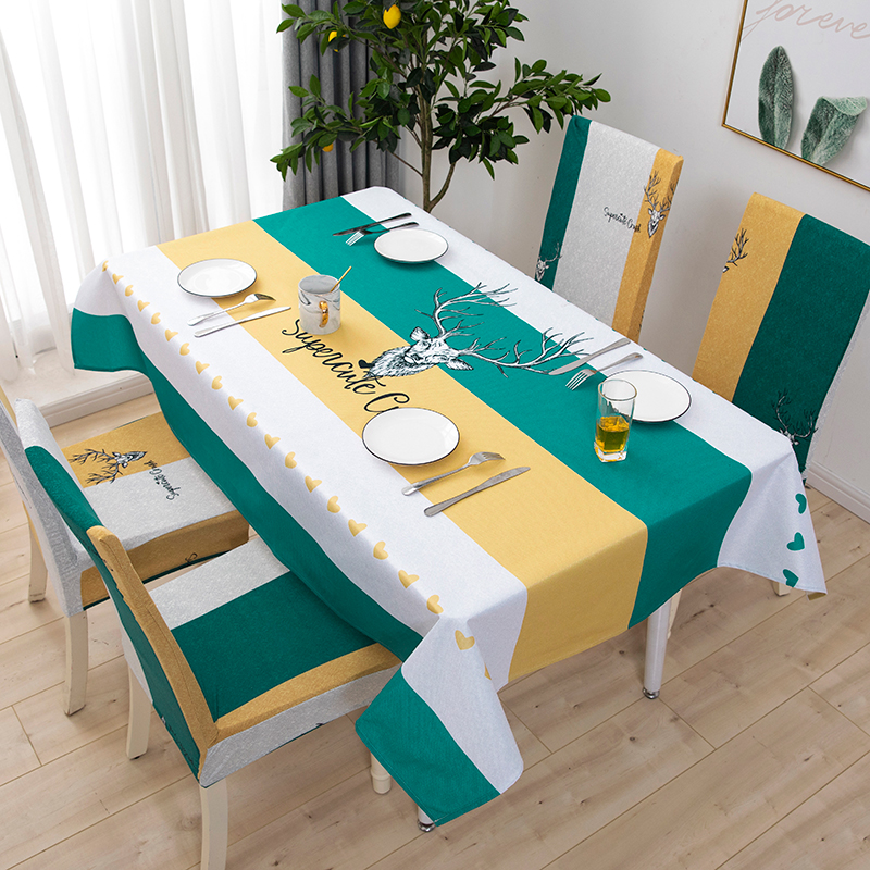 ミ✧美观Tablecloth Plaid Chair Cover Set Dining Chair Cover Set Modern Simple  Dining Table Fabric Small | Shopee Philippines