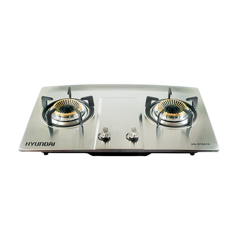 STAINLESS STEEL, DOUBLE BURNER GAS STOVE Hyundai Shopee Philippines