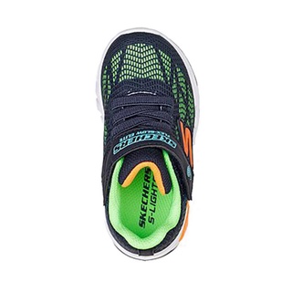 SKECHERS FLEX-GLOW ELITE BOYS'S SNEAKERS - NAVY SYNTHETIC / MULTI TRIM #4