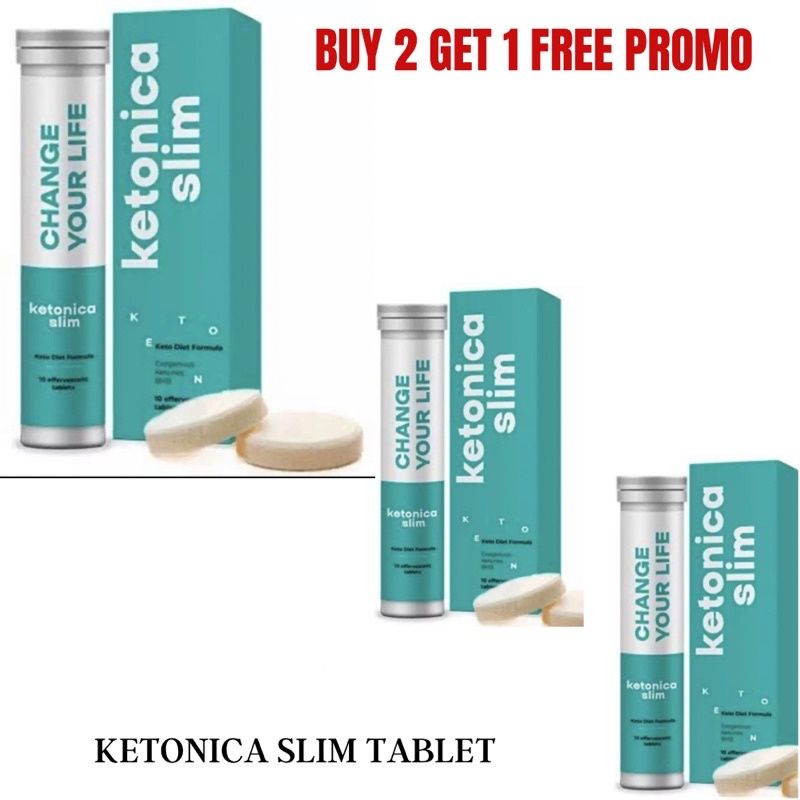 Authentic Ketonica Slim Everfescent 10 Tablets Shopee Philippines