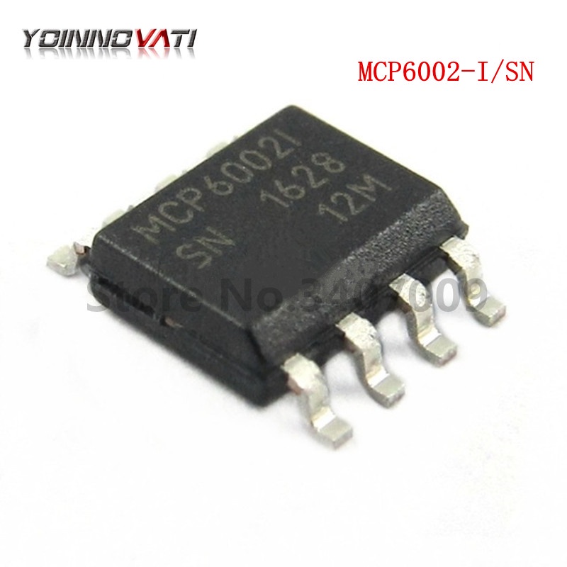 100PCS MCP6002-I/SN SOP8 MCP6002-I MCP6002 Operational amplifier op amp ...