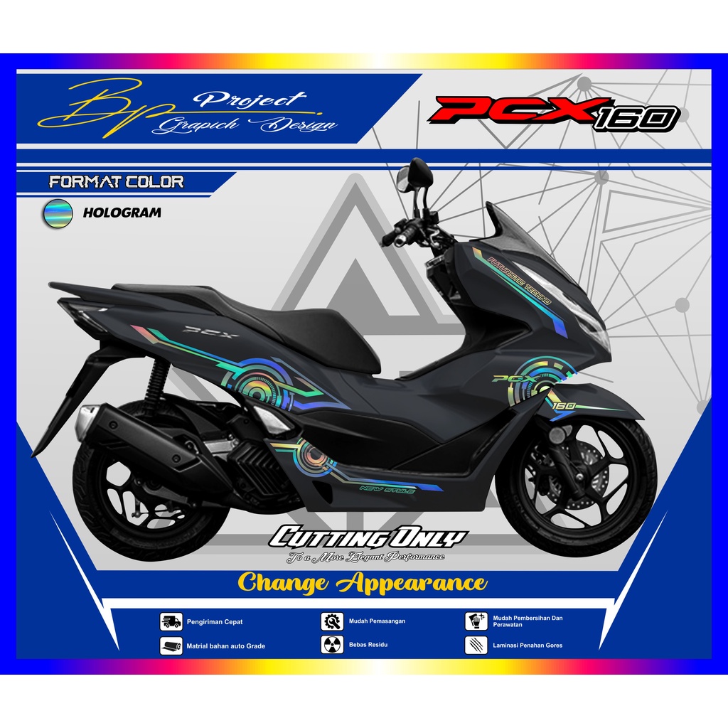 Cutting PCX 160 - STICKER CUTTING PCX 160 NEW 2021 - CUTTING BODY PCX ...