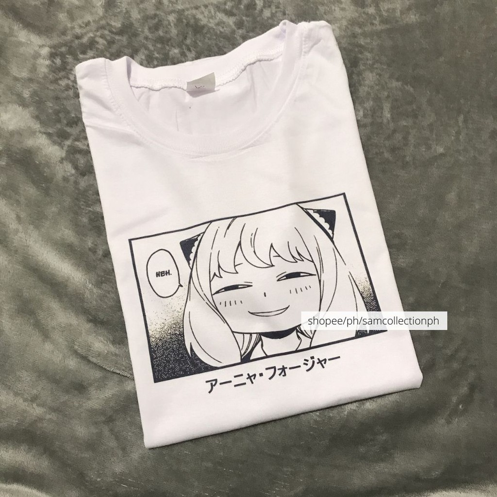 SPY X FAMILY ANYA HEH FACE MANGA OTAKU SHIRT | Shopee Philippines