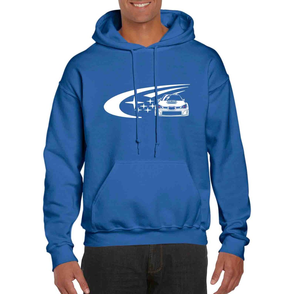 blue subaru hoodie