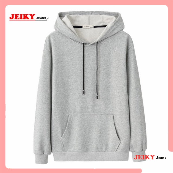 gray cotton hoodie