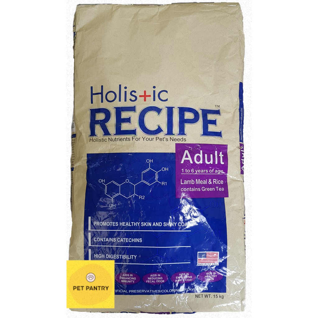 Holistic Recipe Adult Dog Food (1 kg Repacked) Shopee