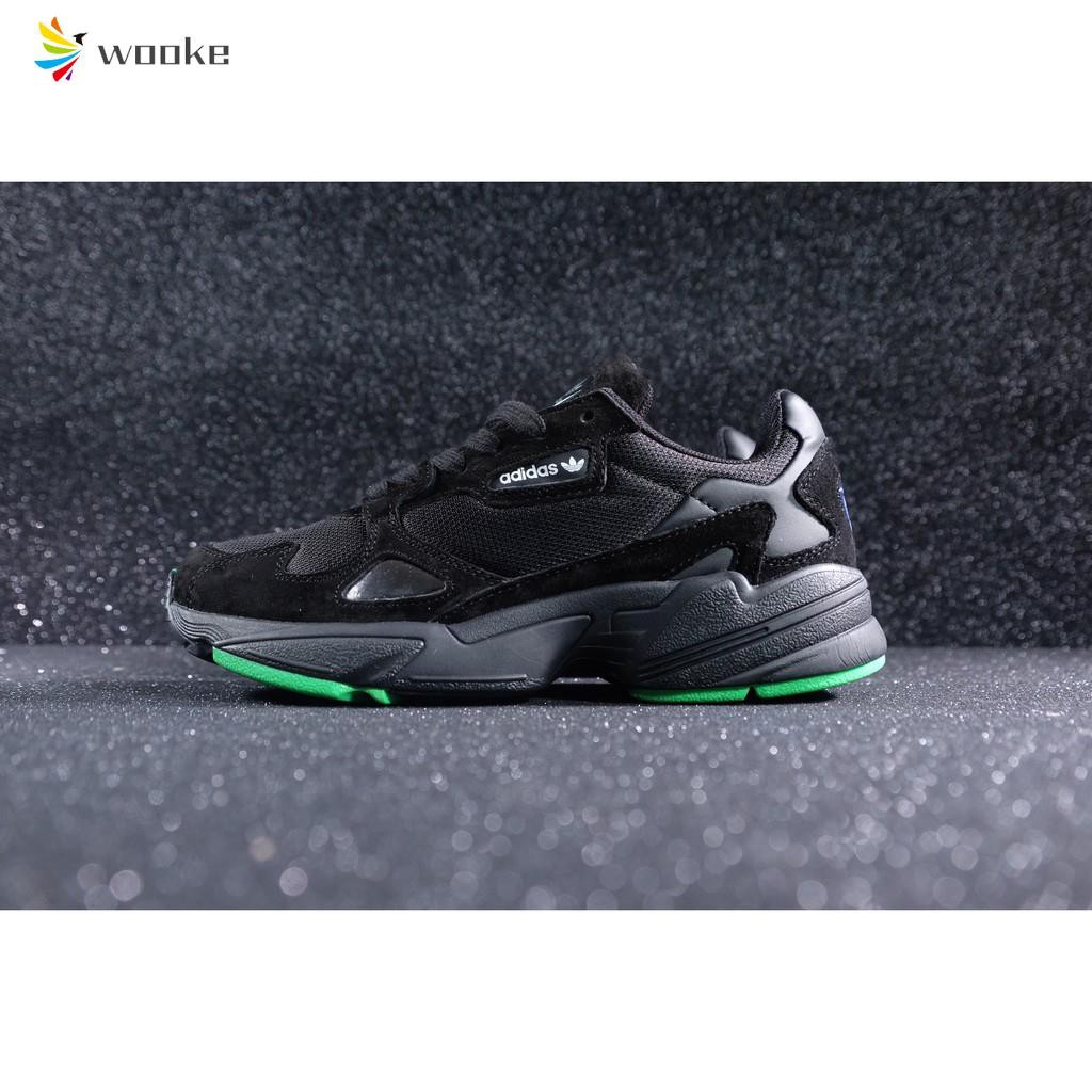 adidas falcon black and green