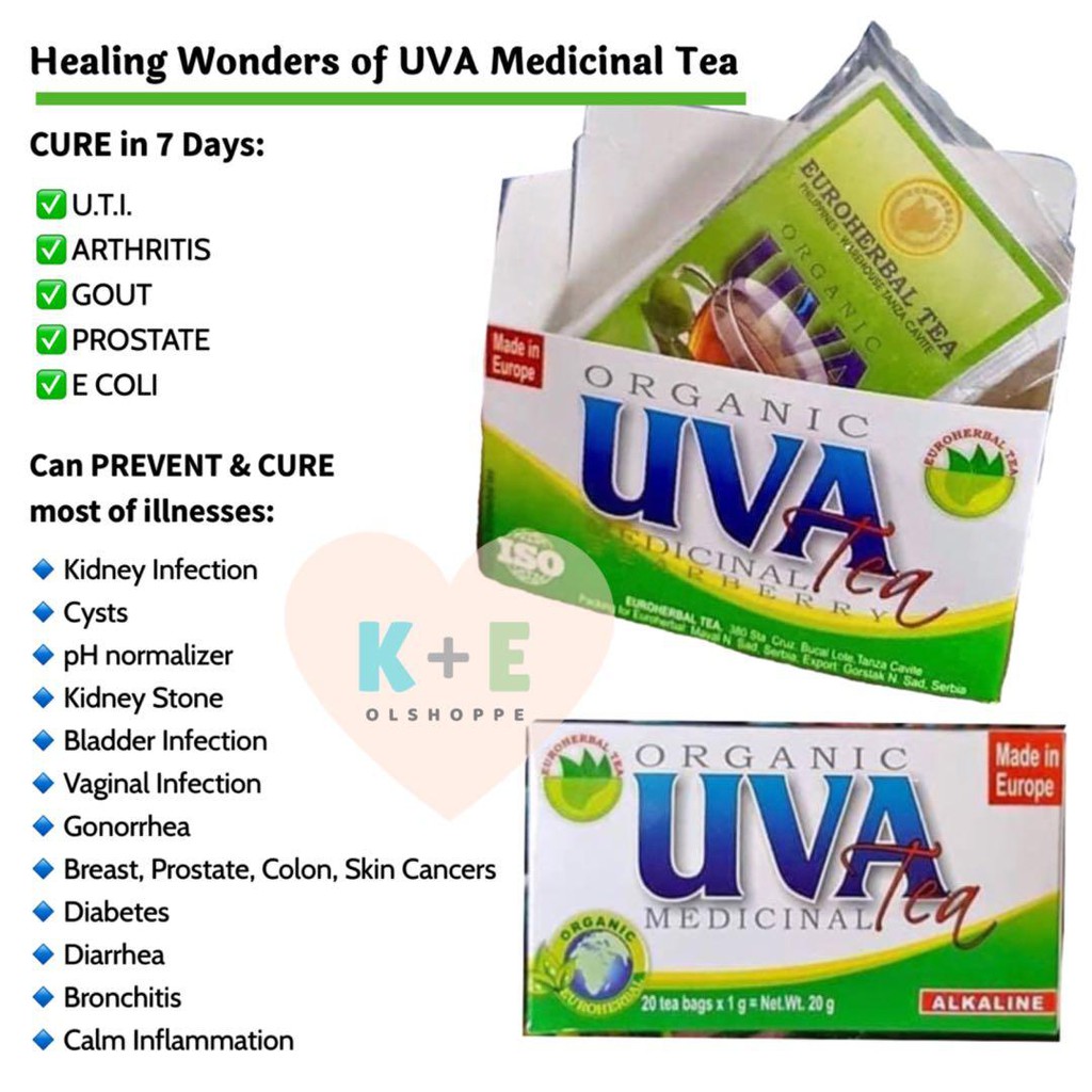UVA Organic Medicinal Tea Original Shopee Philippines