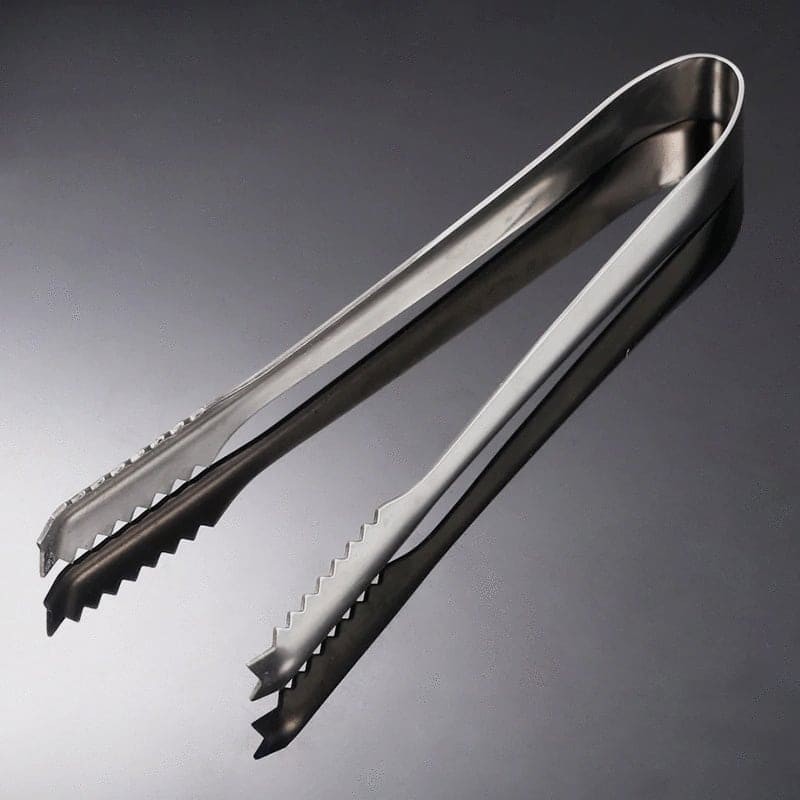 SD/ Stainless Steel 6 inch Ice Tong Lightweight Kitchen Serving Tongs