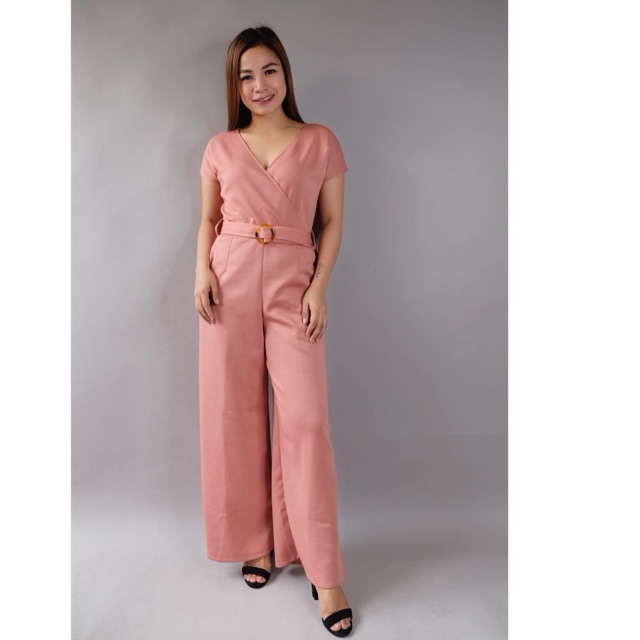 formal gray jumpsuit