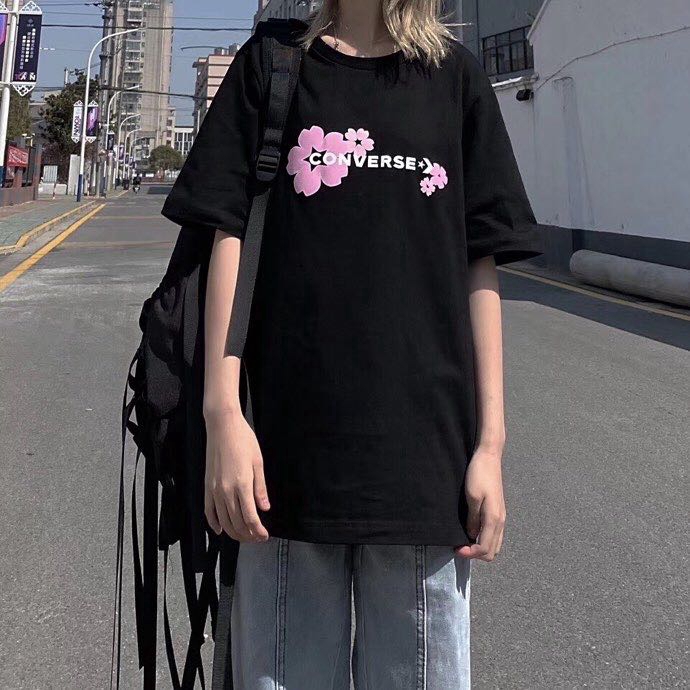 converse round neck t shirt
