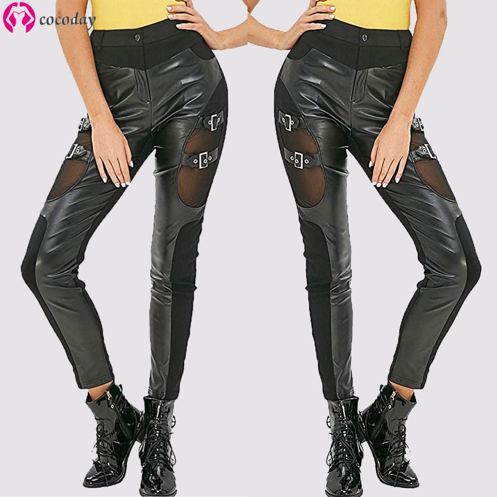 gothic leather pants