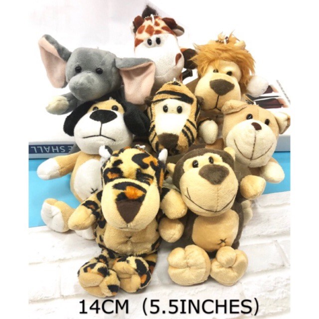 jungle safari animals souvenir stuff toys size  inches for games prizes  giveaways birthday party | Shopee Philippines