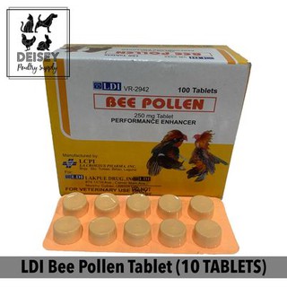 LDI Bee Pollen Tablet for Gamefowl (10 TABLETS)