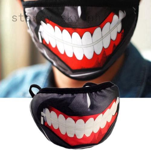 Anime Tokyo Special Ghoul Kaneki Ken Mask Cotton Prop Cosplay Ghost Zombieface Shopee Philippines