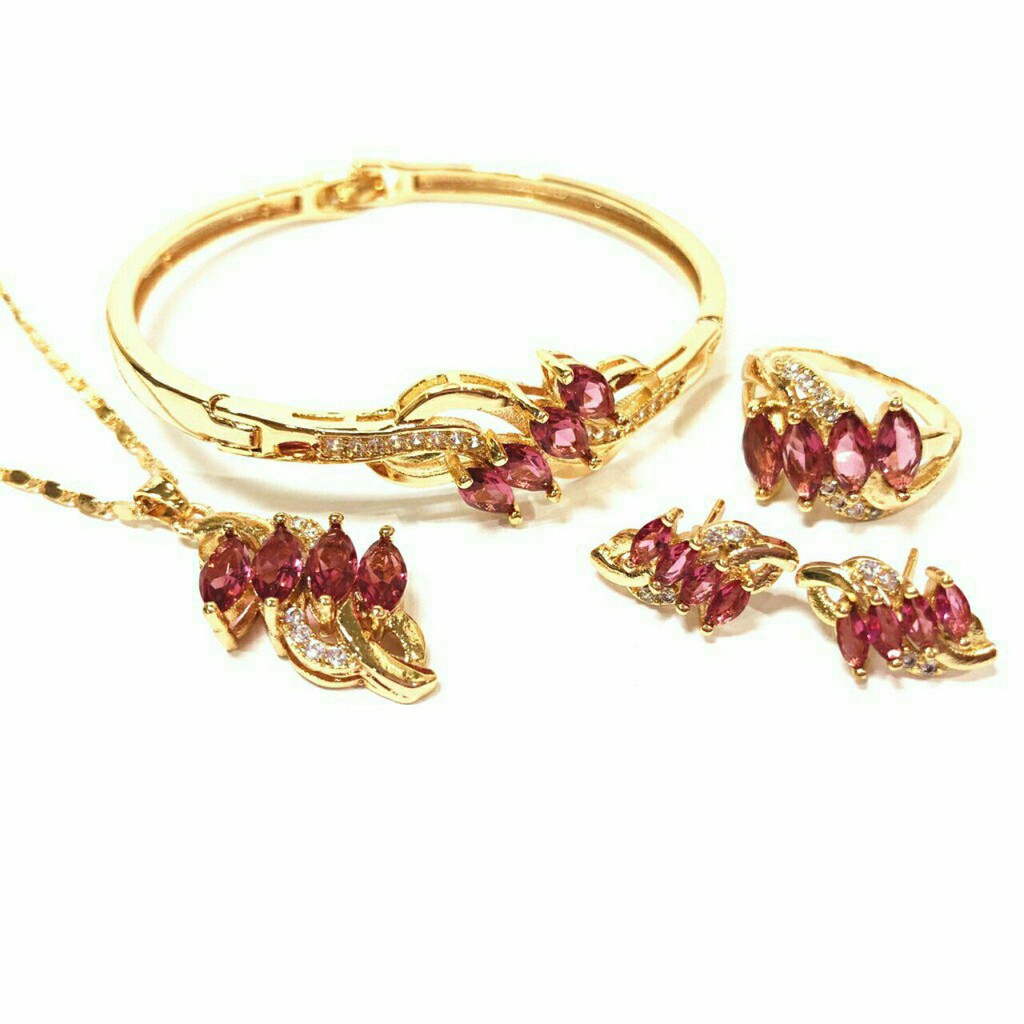 KIMBEE 14k Bangkok Gold Jewelry Set with box ENT00185 Shopee Philippines