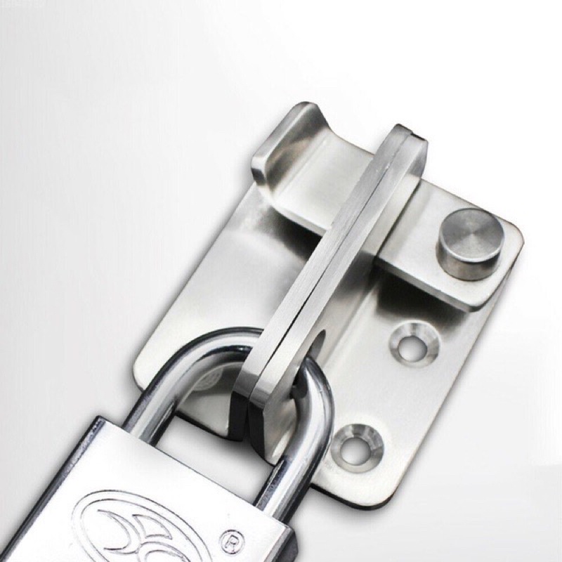 Stainless Steel Safety Hasp Door Lock for Bathroom Bedroom Door Catch