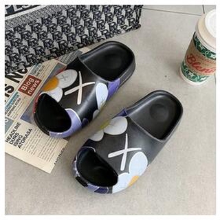 graffiti yeezy slides