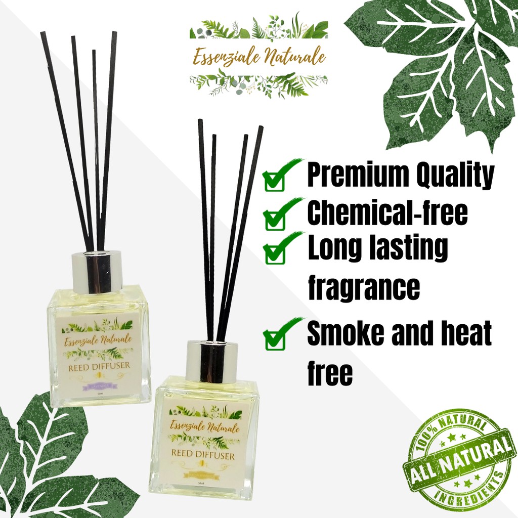 ESSENZIALE NATURALE Reed Diffuser / Home Fragrance /Air Freshener