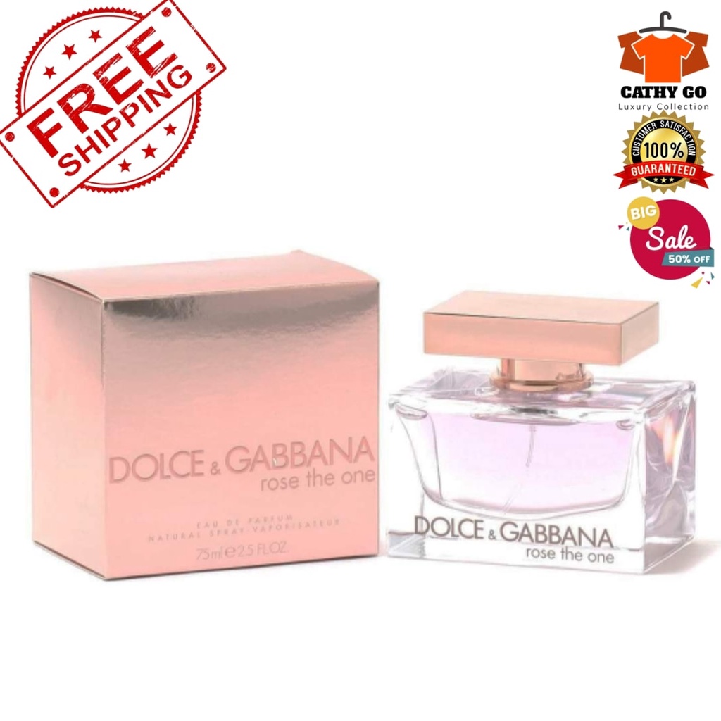 ORIGINAL PERFUME - DOLCE & GABBANA PERFUME - DOLCE & GABBANA ROSE THE ONE  LADIES PERFUME | Shopee Philippines