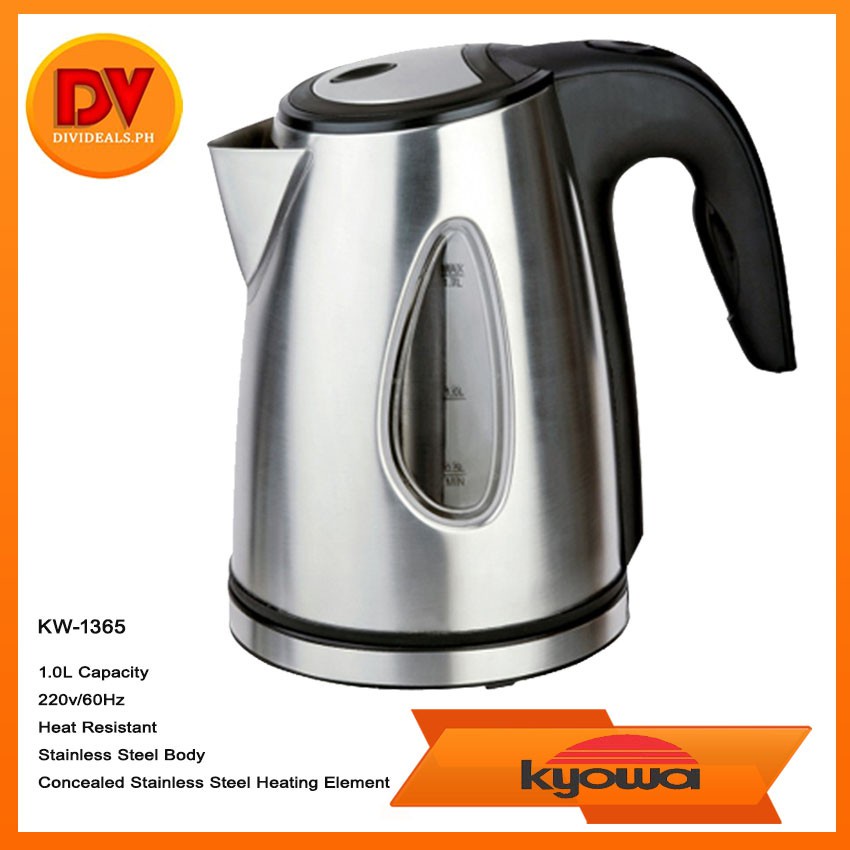 Kyowa KW1365 1.0L Electric Kettle Shopee Philippines