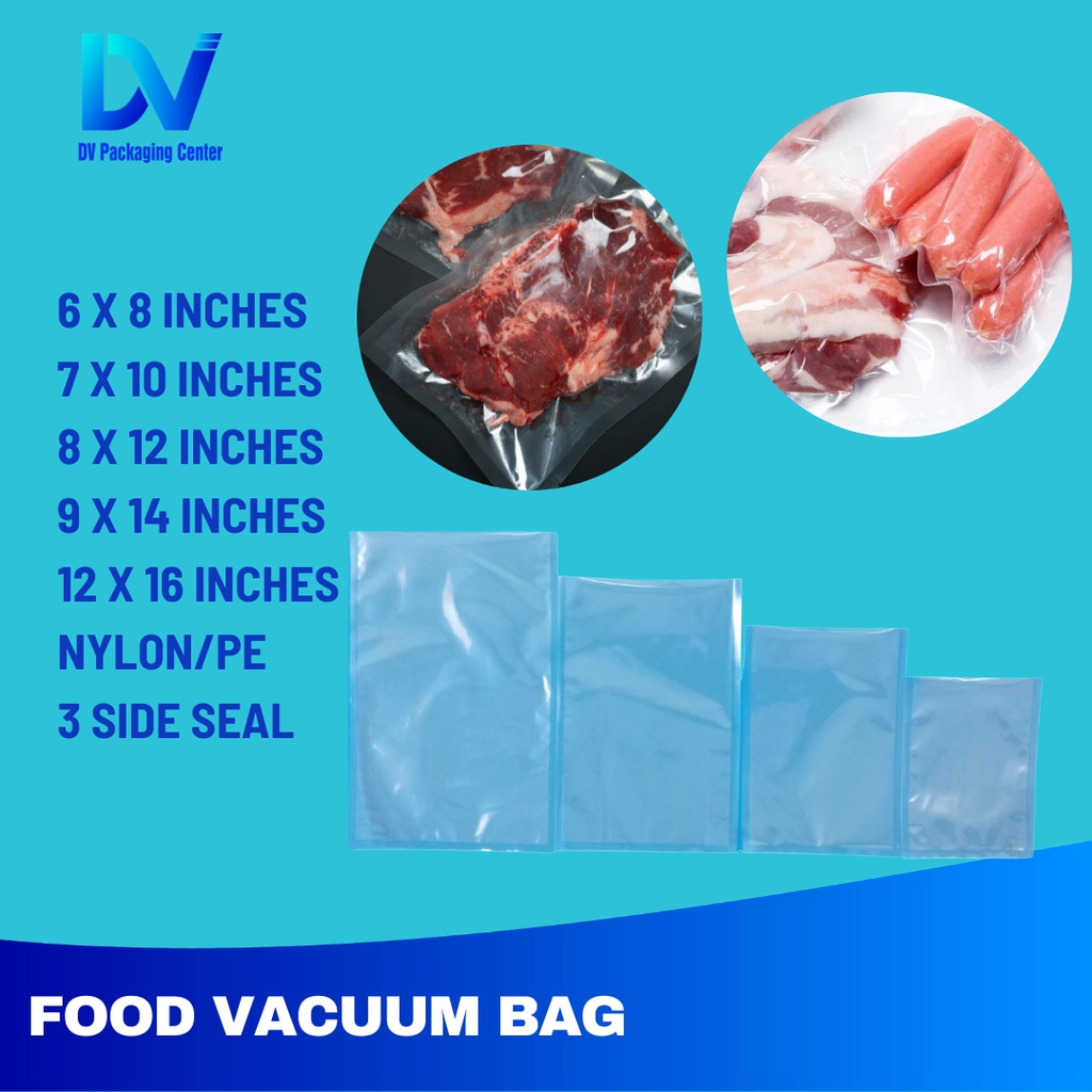 Food Vacuum Bag/Boilable Bag (1 Pack x 50pcs) Shopee Philippines