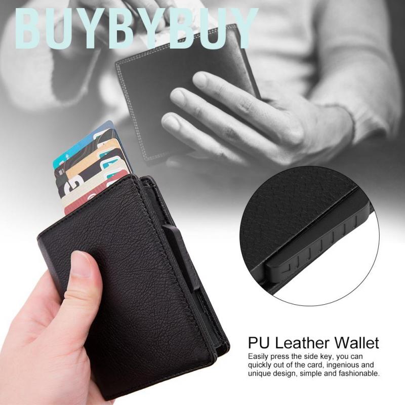 AC/_ LC/_ Men Women 24 Card ID Credit Card Holder Leather Pocket Case Purse Wallet
