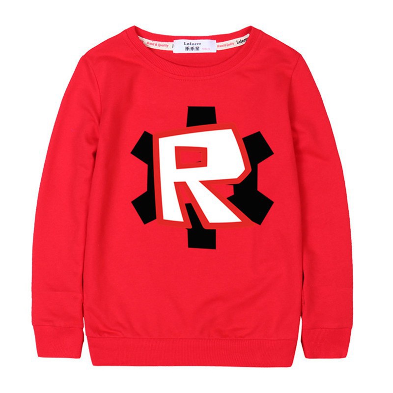 red long sleeve sweatshirt