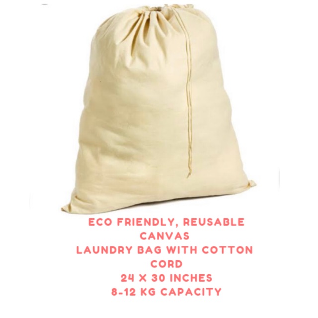 canvas laundry bag