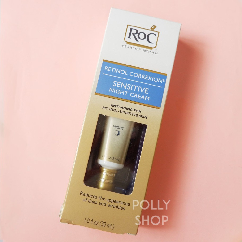 roc retinol correxion sensitive night cream 30ml