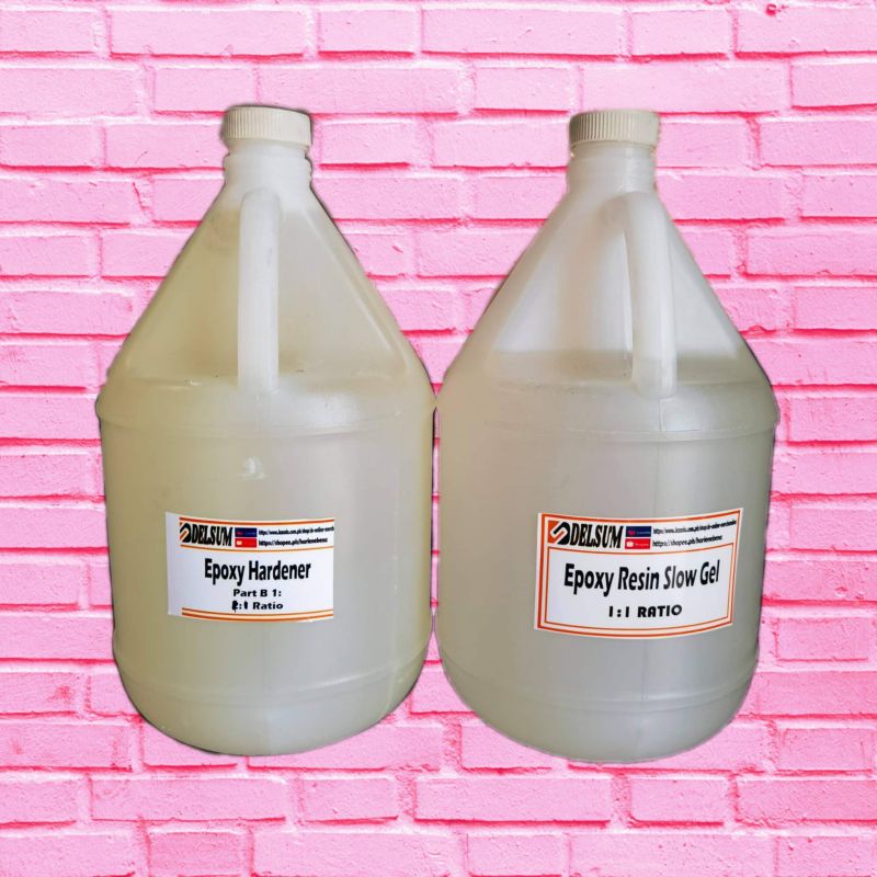 Epoxy Resin Gallon Part A 4kgs Part B 4kgs (Set of 8kgs) Shopee