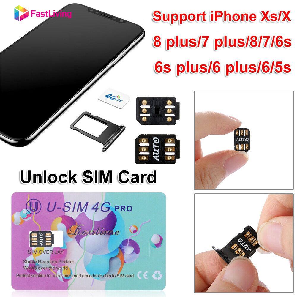 U-SIM Pro Unlock Turbo ICCID Nano SIM Card iPhone X