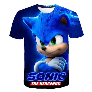 2020 Summer Fashion Sonic The Hedgehog T Shirt Children Boys Short Sleeves Newest Sonic Tees Baby Kids 3d Tops For Girls Clothes Shopee Philippines - cool roblox characters print boys cotton t shirt younth summer short sleeve tees ebay