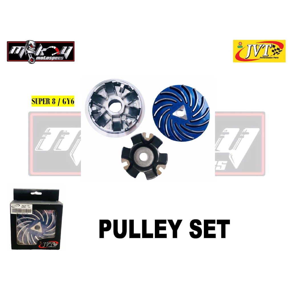 JVT Pulley Set For Skydrive and GY6 / Super 8 Shopee Philippines