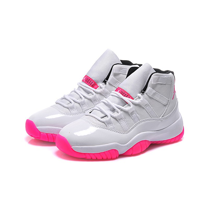 jordan 11 pink and black