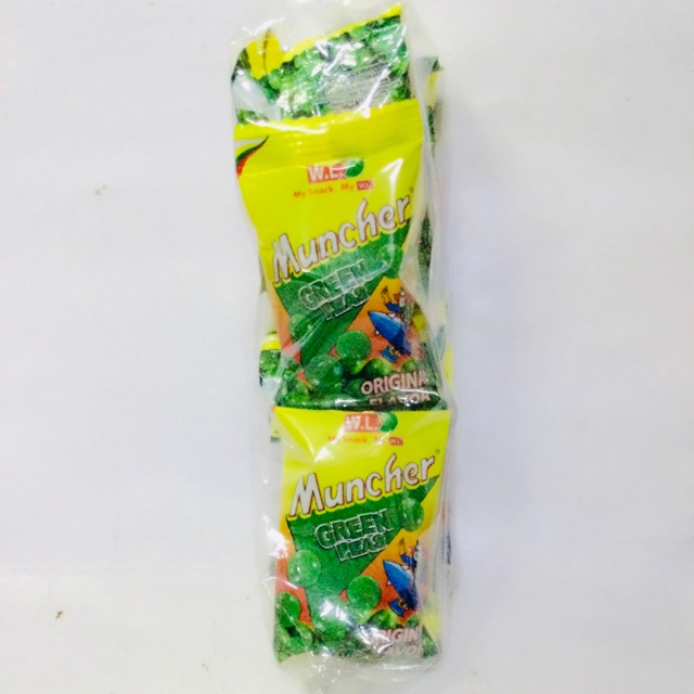 MUNCHER GREEN PEAS 10 g x 12packs | Shopee Philippines