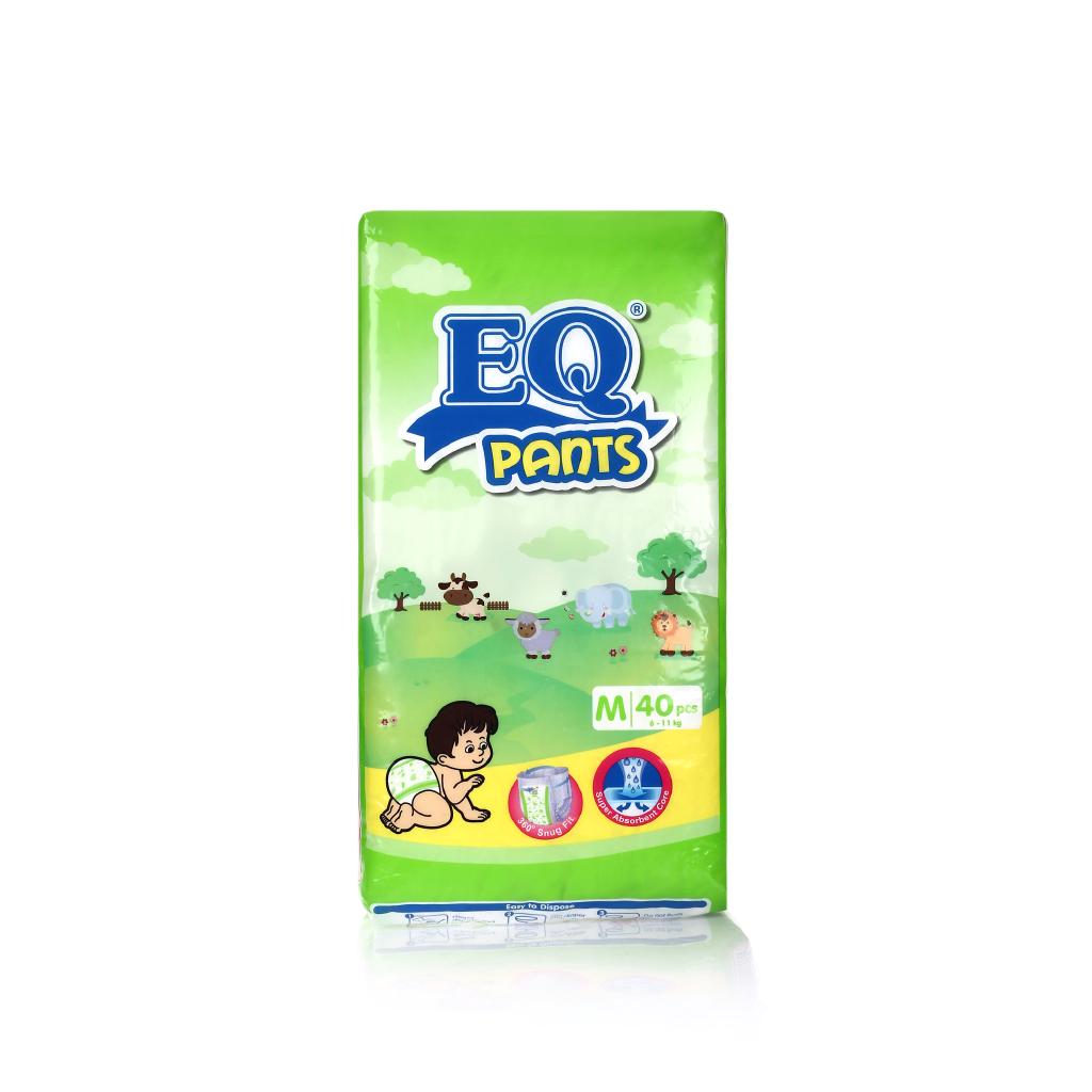 EQ Pants Jumbo Pack Medium 40's Pants Baby Diapers Shopee Philippines