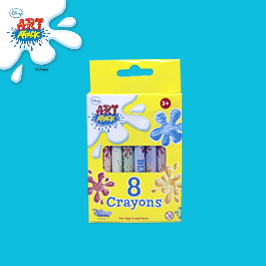 Disney Art Attack Crayons 8 Colors | Shopee Philippines