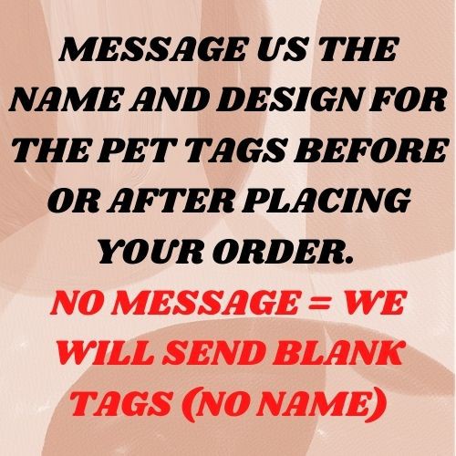 dog accessories◆Customized Resin Dog and Cat NAMETAG - with c #2