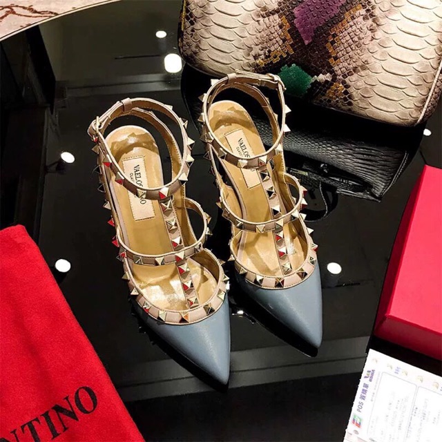 valentino style heeled sandals