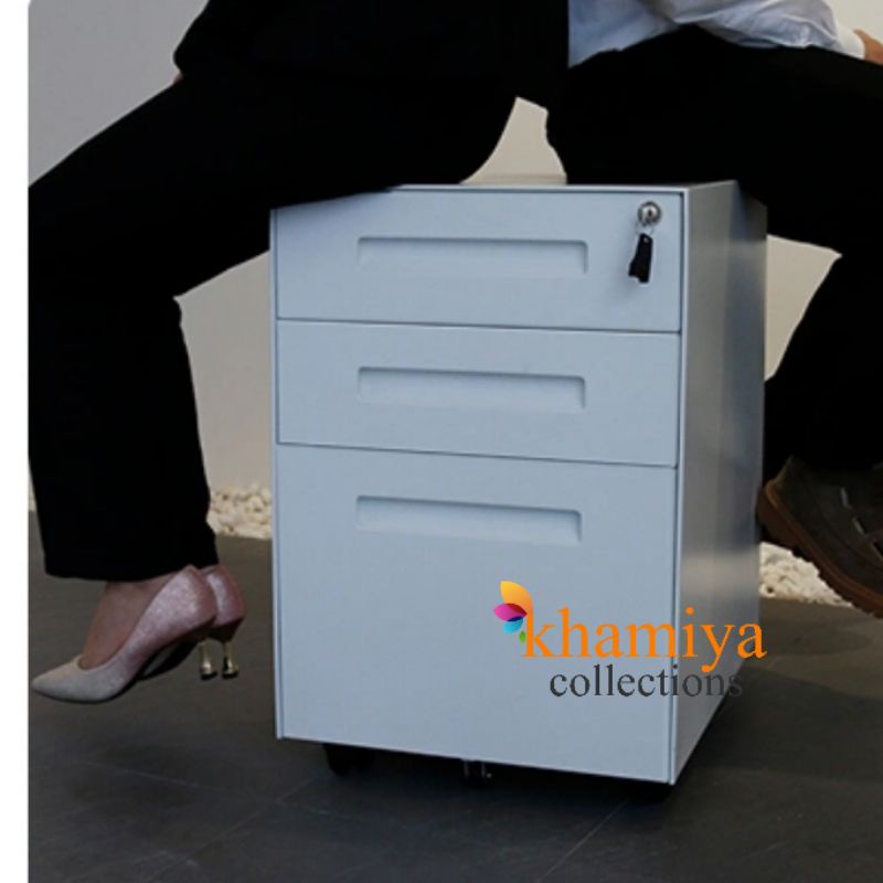 Full Metal Mobile Pedestal Cabinet Lockable, Mobile Drawer, File Cabinet, Office Cabinet Movable