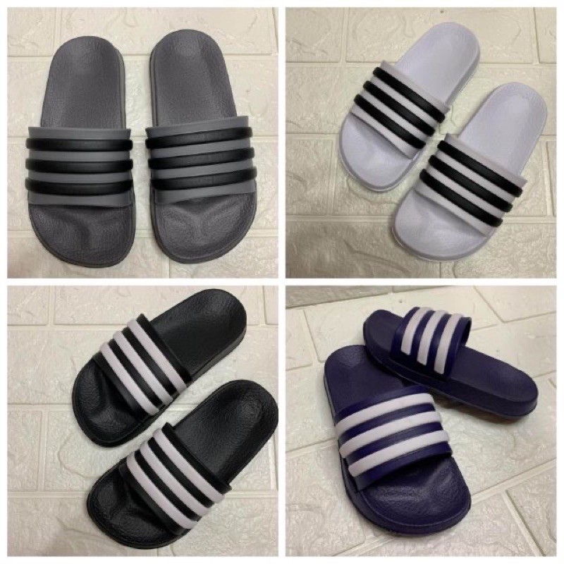 adidas fur slippers