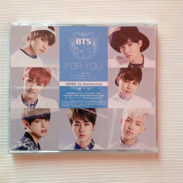 Bts For You 1st Anniversary Limited Edition Album Shopee Philippines