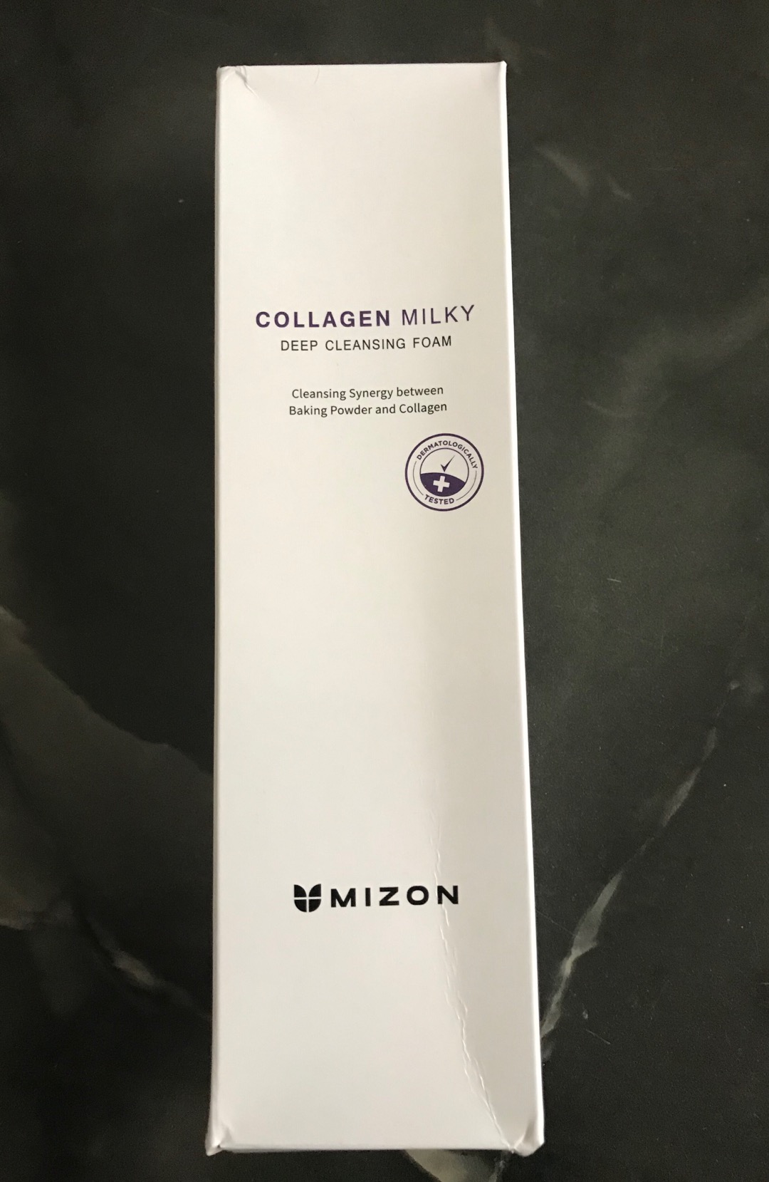 mizon collagen milky deep cleansing foam