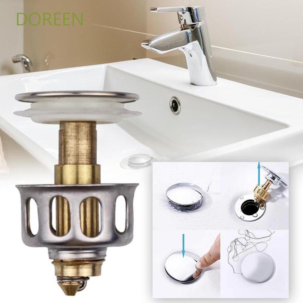 Doreen Universal Bounce Drain Filter Floor Water Stopper Drain Stopper Kitchen Wash Basin Bathtub Practical Bathroom Accessory Drain Plug Sink Strainer Multicolor Shopee Philippines