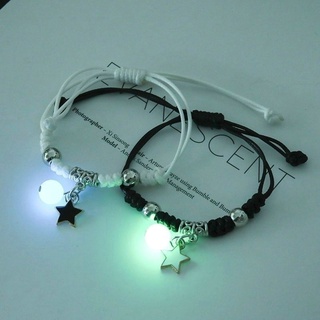 2Pcs Luminous Magnetic Couple Bracelet Friendship Trio Bracelet Creative Adjustable Charm Bracelet Jewelry Lover Gift #5