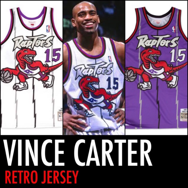 raptors old school jersey