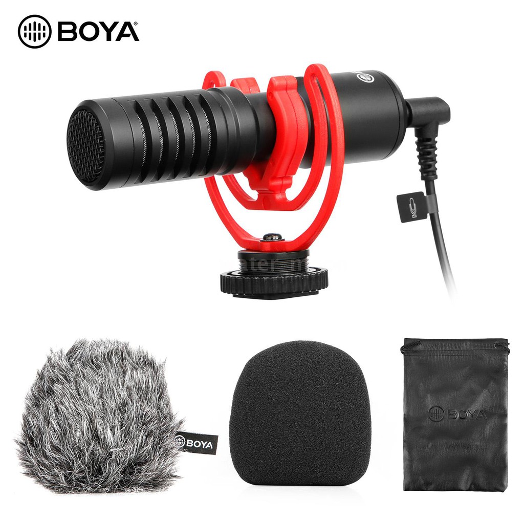 BOYA BY-MM1 Professional Video Audio Recording Microphone On-Camera Mic Super Cardioid Pickup Pattern Condenser Microhones for Smartphone DSLR DV Live Streaming Interviewing | Shopee Philippines