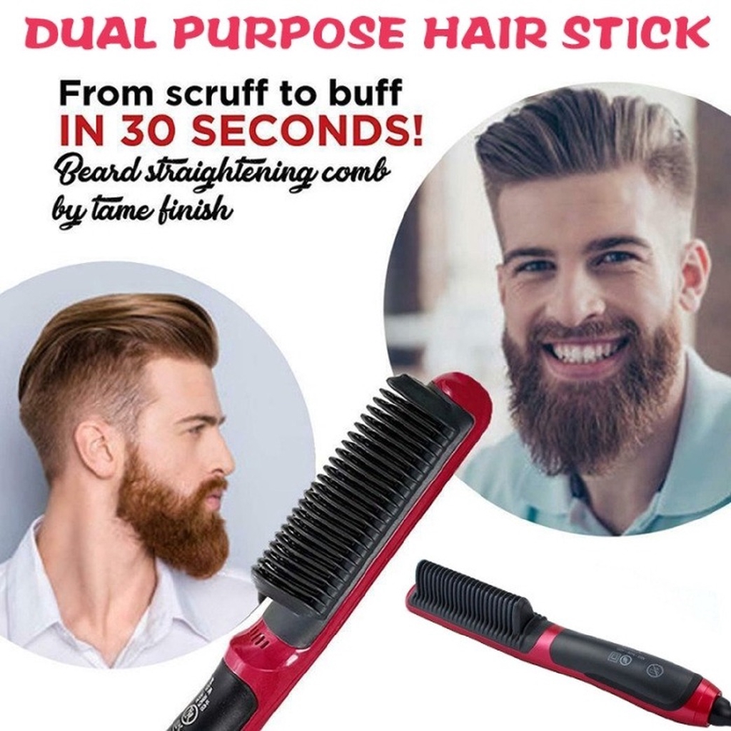 straightening brush for beard