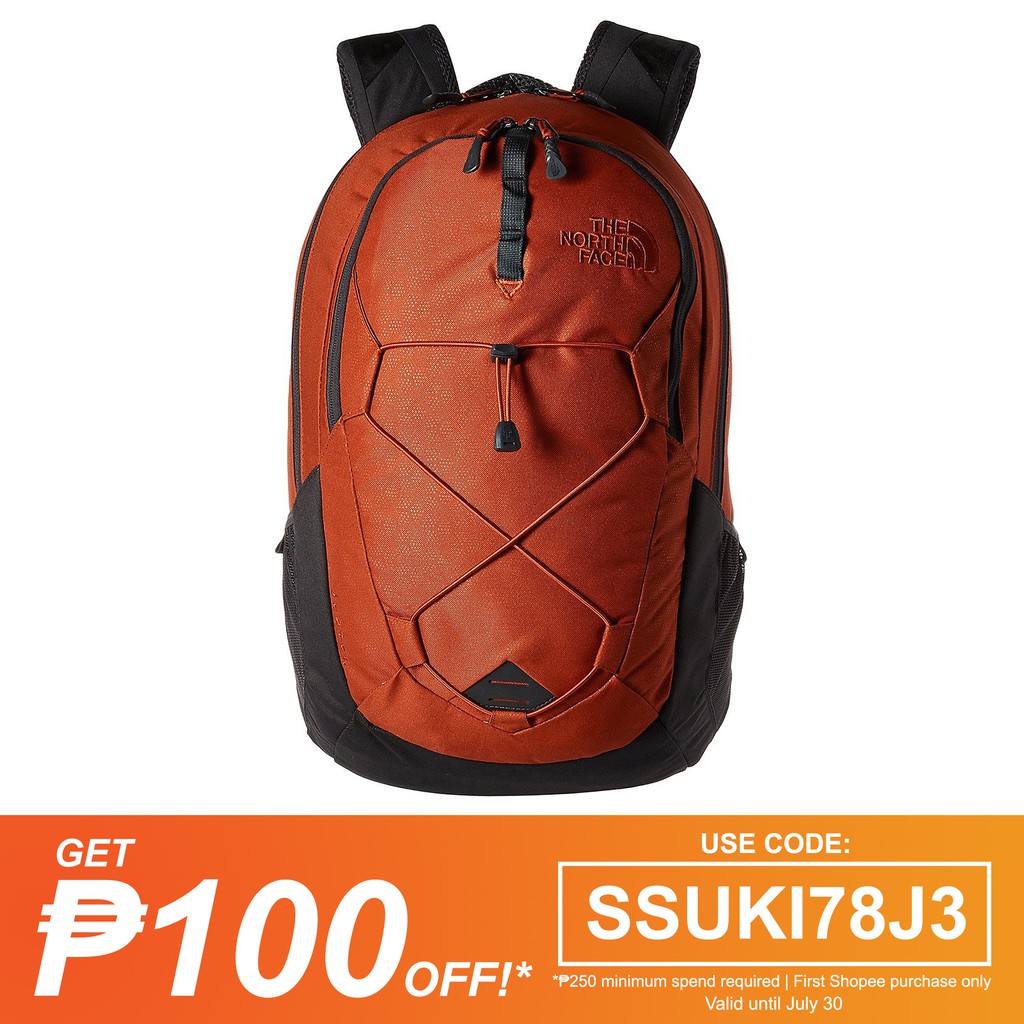 north face jester backpack red